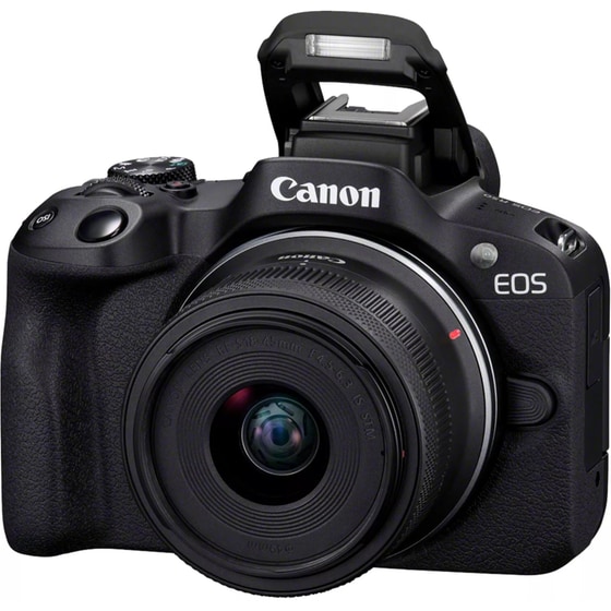 Φωτογραφική Μηχανή Mirrorless Canon EOS R50 & Φακός Canon RF-S 18-45mm f4.5-6.3 IS STM & Φακός Canon RF-S 55-210mm f5-7.1 IS STM - Μαύρο image 1