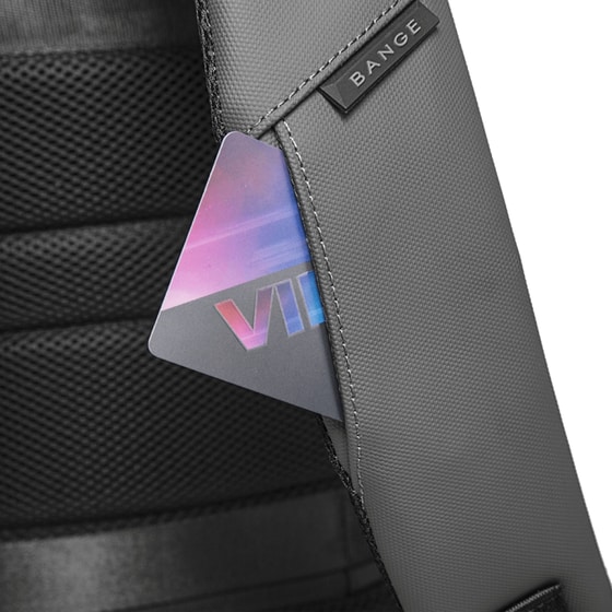 Τσάντα Laptop Bange 7267 15.6" Αδιάβροχη - Γκρι image 10