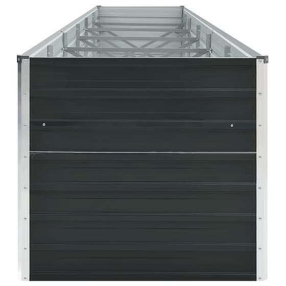 Vidaxl Ζαρντινιέρα Υπερυψωμένη Ανθρακί 480x80x45 Εκ. Γαλβαν. Χάλυβας image 4