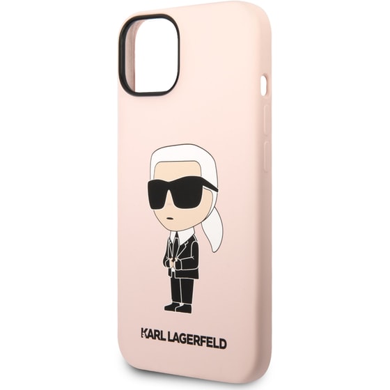 Karl Lagerfeld “ikonik Nft” Hard Case Θήκη Προστασίας Από Σιλικόνη – Iphone 14 Plus (ροζ – Klhcp14msnikbcp) image 1