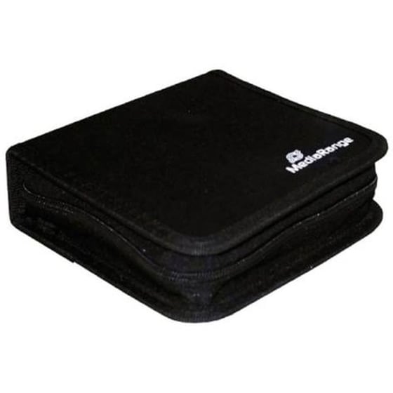MediaRange θήκη CD/DVD Wallet 24 θέσεων - Μαύρο image 0