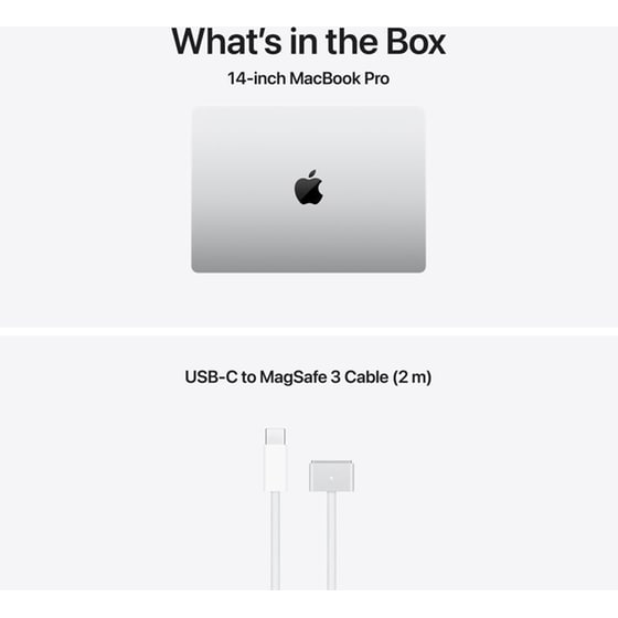Apple MacBook Pro 14" M5 Chip QHD+ (Apple M5 10 Cores/16GB/1TB SSD/10 Cores GPU/macOS) Silver image 8