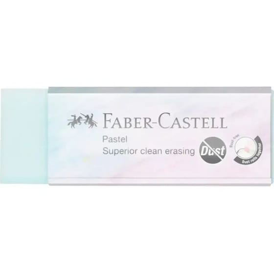 Γόμα Faber Castell Dust Free Παστέλ Μεγάλη (1 Τεμάχιο) image 2