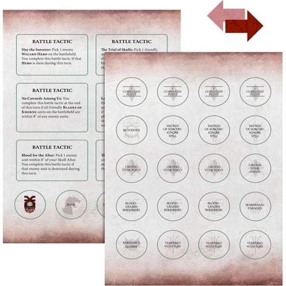Warhammer Age of Sigmar - Warscroll Cards: Blades of Khorne (Games Workshop) image 3