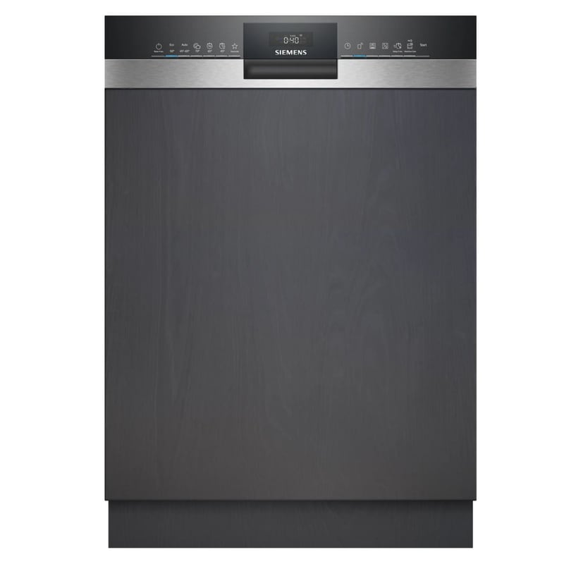 SIEMENS iQ300 SN53ES27VE για 14 Σερβίτσια Εντοιχιζόμενο Πλυντήριο Πιάτων Μαύρο/Inox