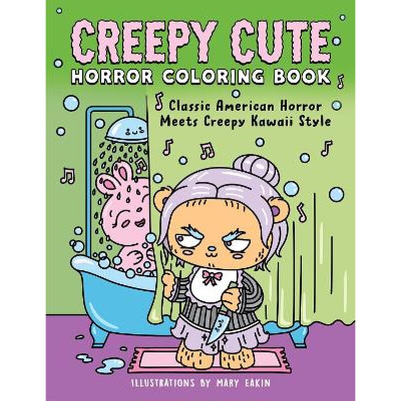 Creepy Cute Horror Coloring Book