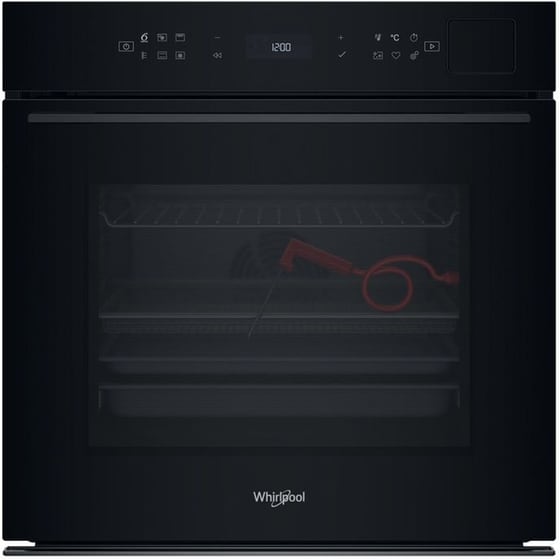 WHIRLPOOL WOI7A8FPT1SBA 73 Lt Μαύρο Εντοιχιζόμενος Φούρνος Άνω Πάγκου image 0
