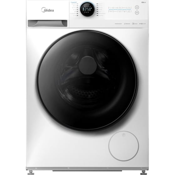 MIDEA MF200W80WB/W-GR 8 kg 1.400 Στροφές Λευκό με Wi-Fi Πλυντήριο Ρούχων image 0