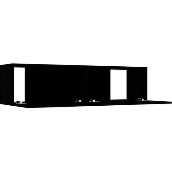 Έπιπλο Τηλεόρασης VidaXL από Μοριοσανίδα 120x30x30cm - Μαύρο image 2