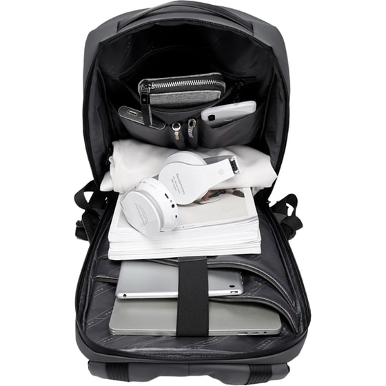 Τσάντα Laptop Bange 22188 15.6" Αδιάβροχη - Γκρι image 4