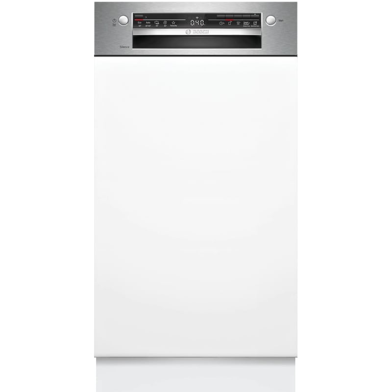 BOSCH SPI2HKS02E για 10 Σερβίτσια Ασημί Εντοιχιζόμενο Πλυντήριο Πιάτων