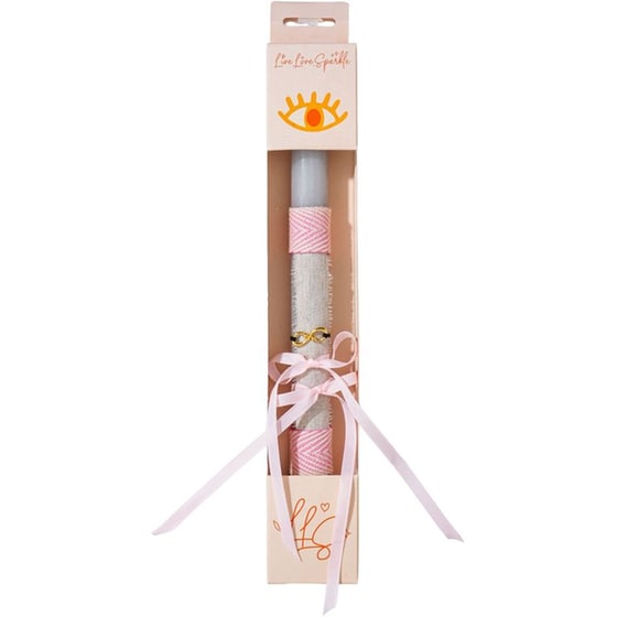 Λαμπάδα Live.Love.Sparkle&nbsp;Βραχιόλι&nbsp;Επίχρυσο&nbsp;Άπειρο image 0