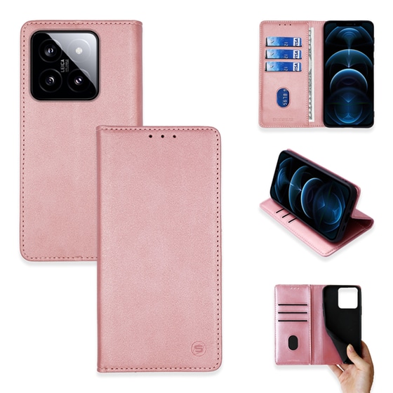 Θήκη Xiaomi Xiaomi 14 - Sonique Vintage Magnet Wallet - Χρυσό image 0