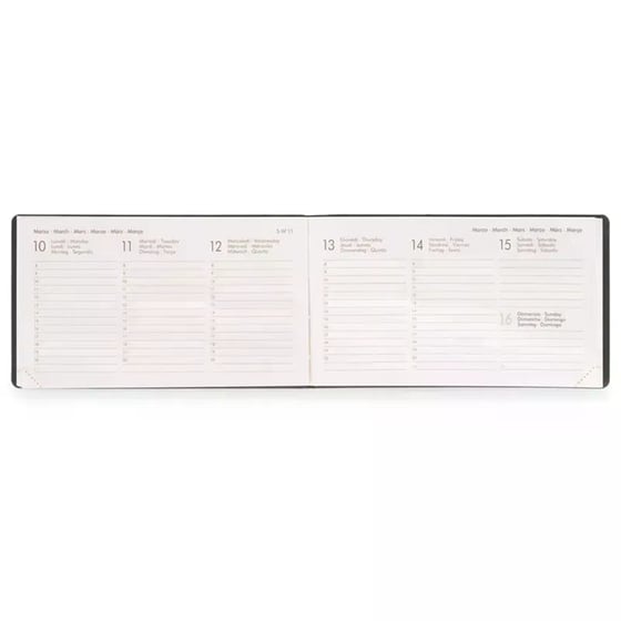 Ημερολόγιο Εβδομαδιαίο Legami 2025 13Μ Horizontal Small Milk & Mint image 1