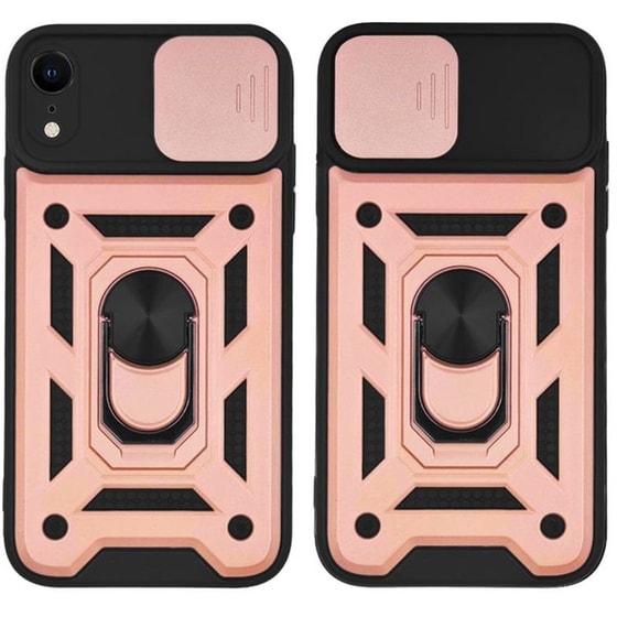 Θήκη Apple iPhone XR - Sonique Ring Armor Campro - Ροζ Χρυσό image 0