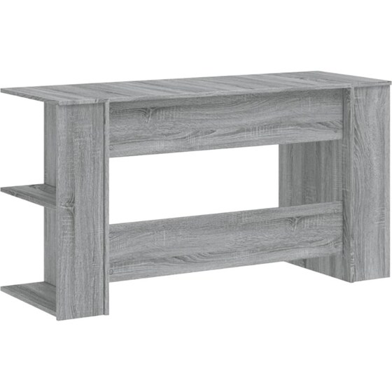 Γραφείο VidaXL από Επεξεργασμένο Ξύλο 140x50x75 cm - Γκρι Sonoma image 4