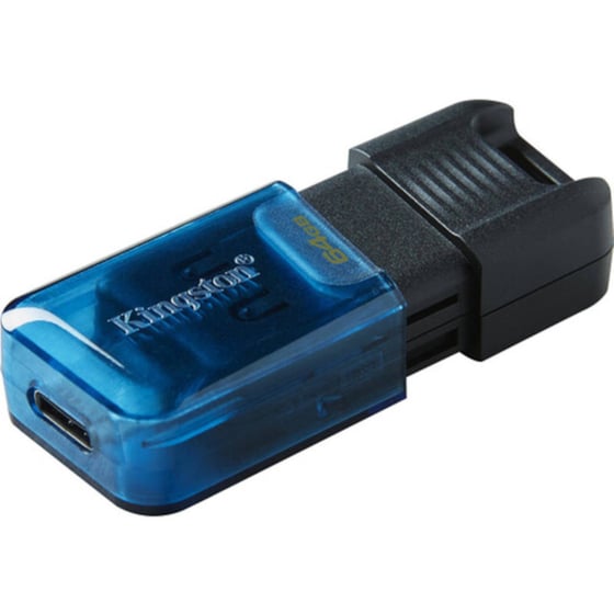Kingston DataTraveler 80Μ 64GB USB 3.2 Stick με σύνδεση USB-C Μαύρο image 2