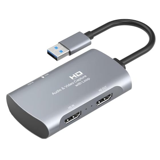 Cabletime Hdmi Audio And Video Capture Card With Loop Havc, 4k image 0