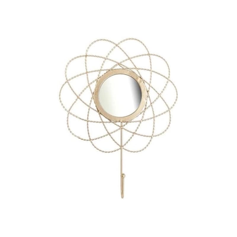 Διακοσμητικός Καθρέφτης Τοίχου Aria Trade Μεταλλικός 15x20 cm - Χρυσό