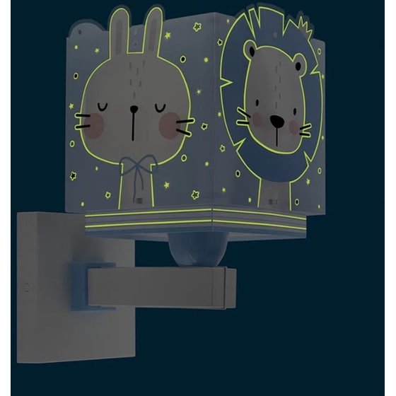 Παιδικό Φωτιστικό Τοίχου Ango Baby Jungle 63119T - Γαλάζιο image 6