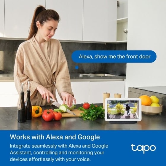 Κουδούνι Πόρτας TP-Link D210 Smart Doorbell με Κάμερα - Λευκό/Μαύρο image 1