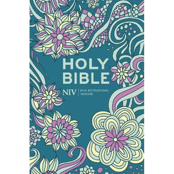 NIV Pocket Floral Hardback Bible image 0