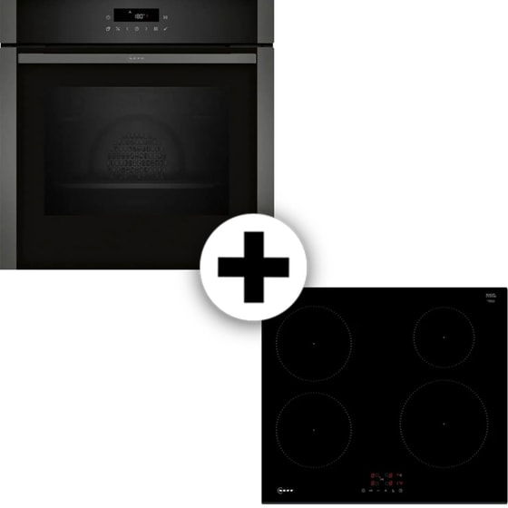 NEFF T36FBE1L0 & B2ACJ7AG0 71 Lt Graphite Gray Εντοιχιζόμενος Σετ Φούρνος και Εστία image 0