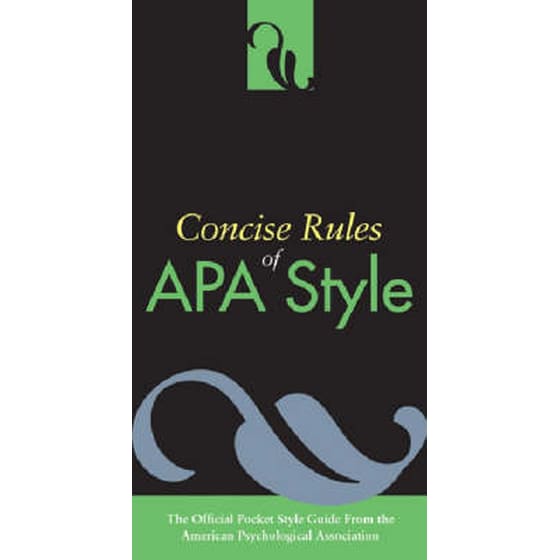 Concise Rules of APA Style image 0