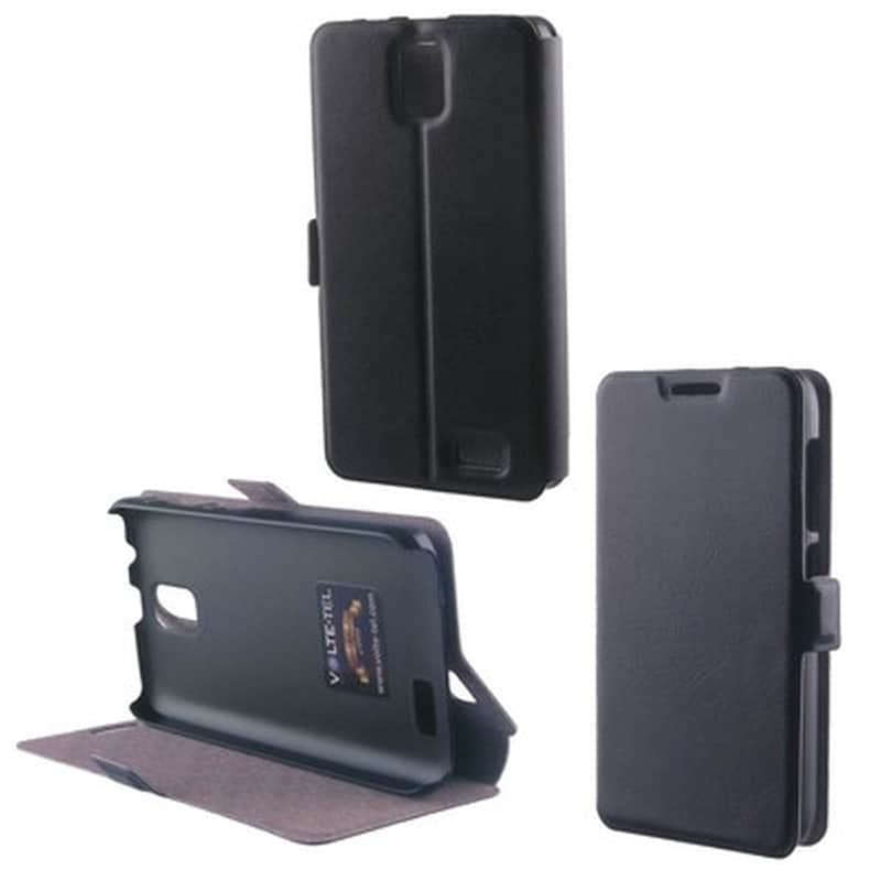 Θήκη Lenovo A328 - Volte-Tel Leather Book - Black VOLTE-TEL