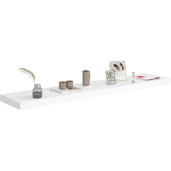 Ράφι Τοίχου VidaXL από MDF 120x23.5x3.8 cm - Λευκό image 5