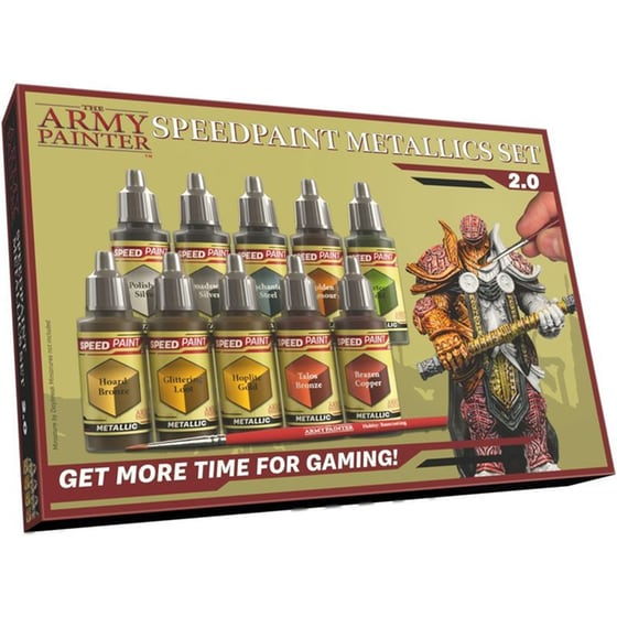 The Army Painter - Speedpaint Metallics Set 2.0 (10 Χρώματα Μοντελισμού (18ml) image 0