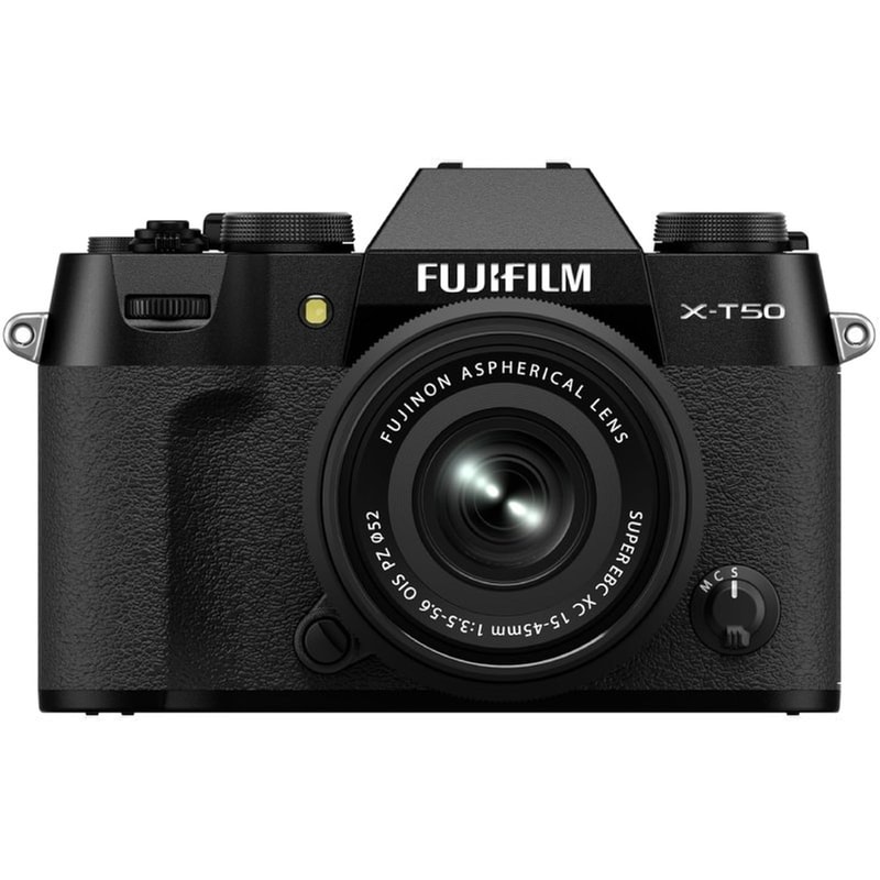 Fujifilm Φωτογραφική Μηχανή Mirrorless FUJIFILM X-T50 Kit XC15-45mm F3.5-5.6 OIS PZ - Μαύρο