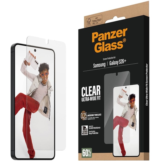 Προστατευτικό οθόνης Samsung Galaxy S26+ - PanzerGlass Clear Ultra-Wide Fit Screen Protection 0.25mm image 5
