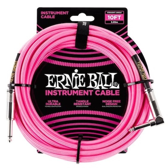 Καλώδιο Οργάνου Ernie Ball 6060 Braided Black - Blue 7.60m image 1