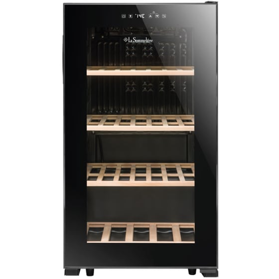 LA SOMMELIERE LS52BLACK για 52 Μπουκάλια με Anti-Vibration Μαύρο Συντηρητής Κρασιών image 1