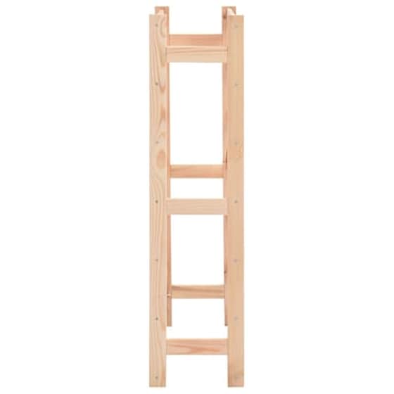 Ραφιέρα/Σταντ Κρασιών Vidaxl Από Μασίφ Ξύλο Πεύκου Για 42 Φιάλες - Φυσικό Χρώμα Ξύλου image 3