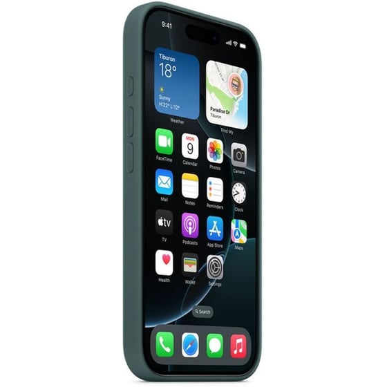 Θήκη Apple iPhone 16 Pro - Silicone Case with MagSafe - Lake Green image 4