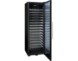 LA SOMMELIERE PRO160 για 152 Μπουκάλια με Γυάλινη Anti-UV Πόρτα και LED φωτισμό Μαύρο Συντηρητής Κρασιών image 4