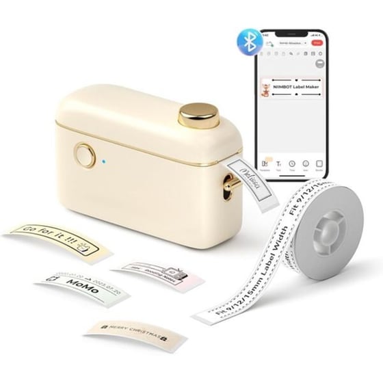 NIIMBOT Thermal H1S-BG Beige Θερμικός Εκτυπωτής image 1