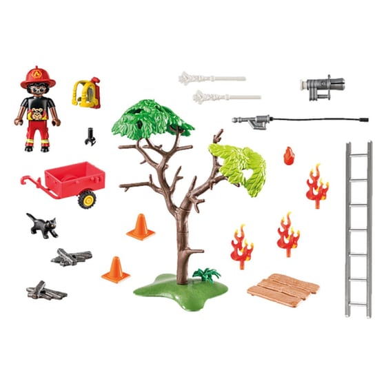 PLAYMOBIL® Duck on Call Επιχείρηση Πυροσβεστικής: Διάσωση Γάτας! (70917) image 2