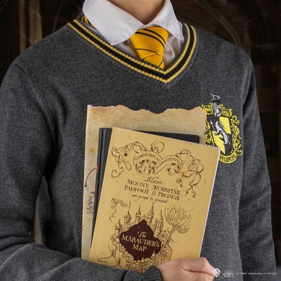 Σημειωματάριο Cinereplicas Α5 Ριγέ Marauder's Map - Harry Potter image 1
