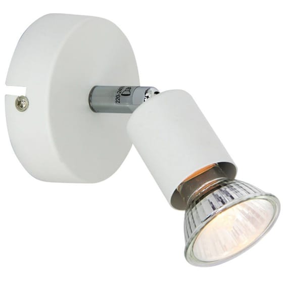 Σποτ Μονόφωτο Aca Trinity Μεταλλικό 8x13.9x8 cm - Λευκό image 0