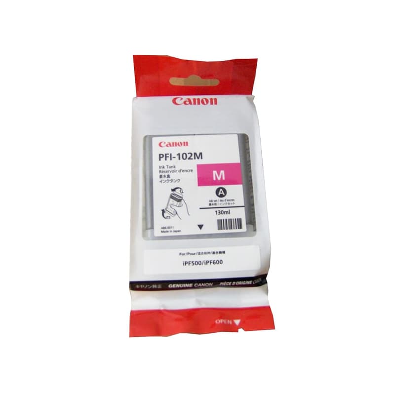 Μελάνι Canon PFI-102M Ματζέντα - 0897B001