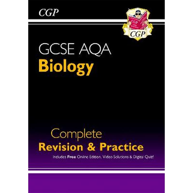 GCSE Biology AQA Complete Revision Practice includes Online Ed, Videos Quizzes