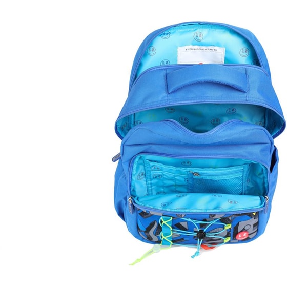 Τσάντα Πλάτης Lycsac Large Zippers Γαλάζια image 4