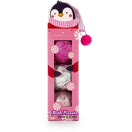 Bath Fizzer Tri-Coastal Xmas Penguin 50gr