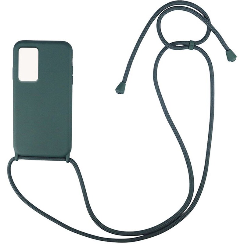 Θήκη Xiaomi Redmi Note 11 Pro 4G/Redmi Note 11 Pro 5G/Redmi Note 12 Pro 4G - Sonique Carryhang Σιλικόνη Με Κορδόνι - Πράσινο Σκούρο