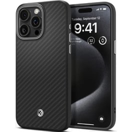 Θήκη Apple iPhone 15 Pro Max - Spigen Enzo Aramid Magfit - Matte Black