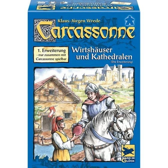 Επιτραπέζιο Παιχνίδι Hans Im Gluck Carcassonne 1 - Erweiterung, Wirtshäuser And Kathedrale (Γερμανική Έκδοση) image 0