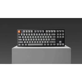 Keychron K8 Max (k8m-j1) Gaming Μηχανικό Ενσύρματο/Ασύρματο Bluetooth Πληκτρολόγιο με Gateron Red μηχανικοί διακόπτες και RGB φωτισμό Μαύρο (US)
